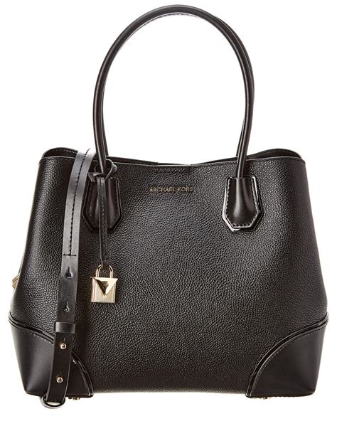 michael michael kors mercer gallery snap medium leather tote|Michael Kors mercer satchel.